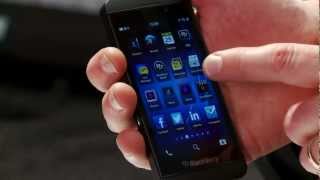 Video thumbnail for New BlackBerry Z10 review - the latest mobile phone review from Blackberry by The Guardian