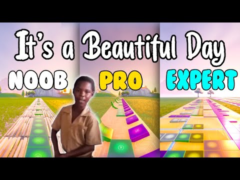 TRINIX x Rushawn - It’s A Beautiful Day Noob vs Pro vs Expert (Fortnite Music Blocks) - With Code