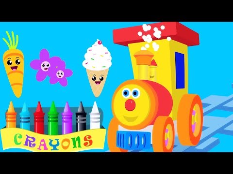 Ben the train And The Crayons In Color Camp | Color Songs For Kids | Fun Video