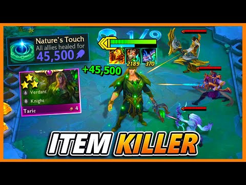 ⭐️⭐️⭐️ Taric Carries The Game With Only Items (45K HEALS)