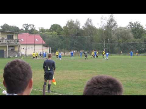 LKS Kończyce Małe - Strażak Pielgrzymowice 15.09.2013 (1-2) Gol na 1-0