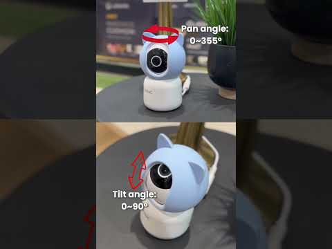 Gambar Krisbow Sync Set Smart Ip Camera Bayi Dengan Monitor 3Mp Wink 11T - Putih