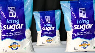 Review of very special Search Uttam Sugar Icing Sugar Pack to be used in baking and cake preparation