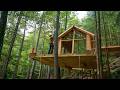 A Man Built A Tree House In 30 DAYS Start To Finish