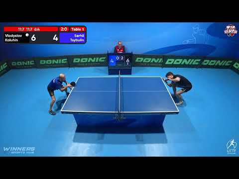 19:00 Vladyslav Kaluhin 3-0 Serhii Tsybulin West 3 WIN CUP 31.10.2022 | TABLE TENNIS WINCUP