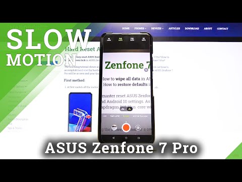 How to Slow Down Video in ASUS Zenfone 7 Pro - Record Slow Motion