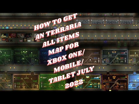 NEW TERRARIA 1.4.3 HOW TO GET AN ALL ITEMS MAP XBOX ONE/TABLET/MOBILE JULY 2022 !