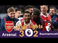 Arsenal Comeback Vs Bournemouth 3-2 | Premier League Highlights