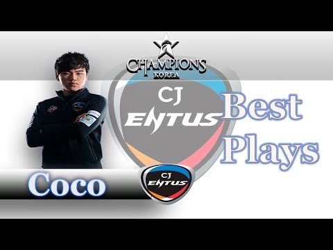 CJ Entus Coco || Best Plays 2015 LCK Spring