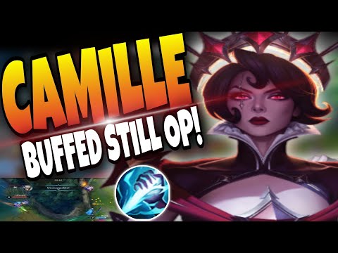 Camille Buffed still Broken, Rampage and MVP (Camille Vs. Ekko Jungle Gameplay) - WILD RIFT