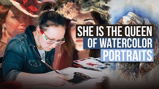 Unlock the Power of Watercolor Faces with Anna Ivanova