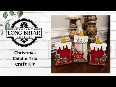 Christmas Candle Trio Craft Kit