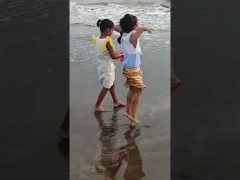 Beach ⛱️ Enjoying 😀#shortsfeed #shortvideo #shorts #beach