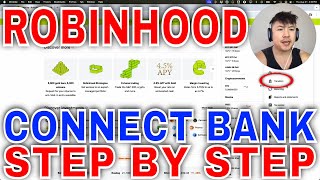 ✅ How To Connect Bank Account To Robinhood 🔴