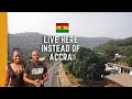 YOU MAY WANT TO LIVE IN THIS PART OF GHANA | LET'S TOUR A BEAUTIFUL TOWN OUTSIDE ACCRA GHANA