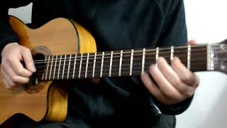 DESDE EL OESTE - VERSION ALMAFUERTE - guitarra+melodía+bombo