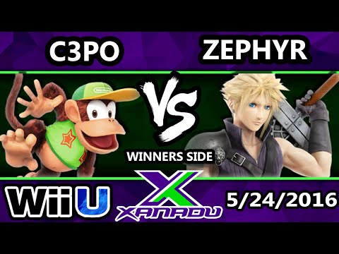 S@X 151 - DG | Zephyr (Cloud) Vs. C3PO (Diddy) SSB4 Tournament - Smash Wii U - Smash 4