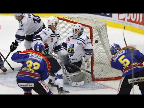 37. kolo WSM ligy: Rytíři Kladno - ČEZ Motor ČB 3:0