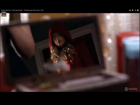Pretty Little Liars - Red Coat & Hanna - "The Mirror Has Three Faces" 4x10