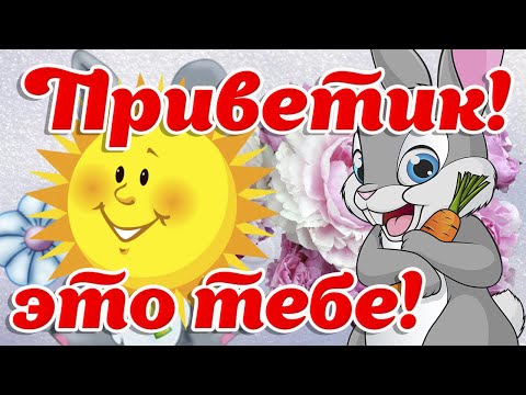 ❤️☕️ Тебе привет вот такой! Утренний позитивчик! Музыкальная видео открытка