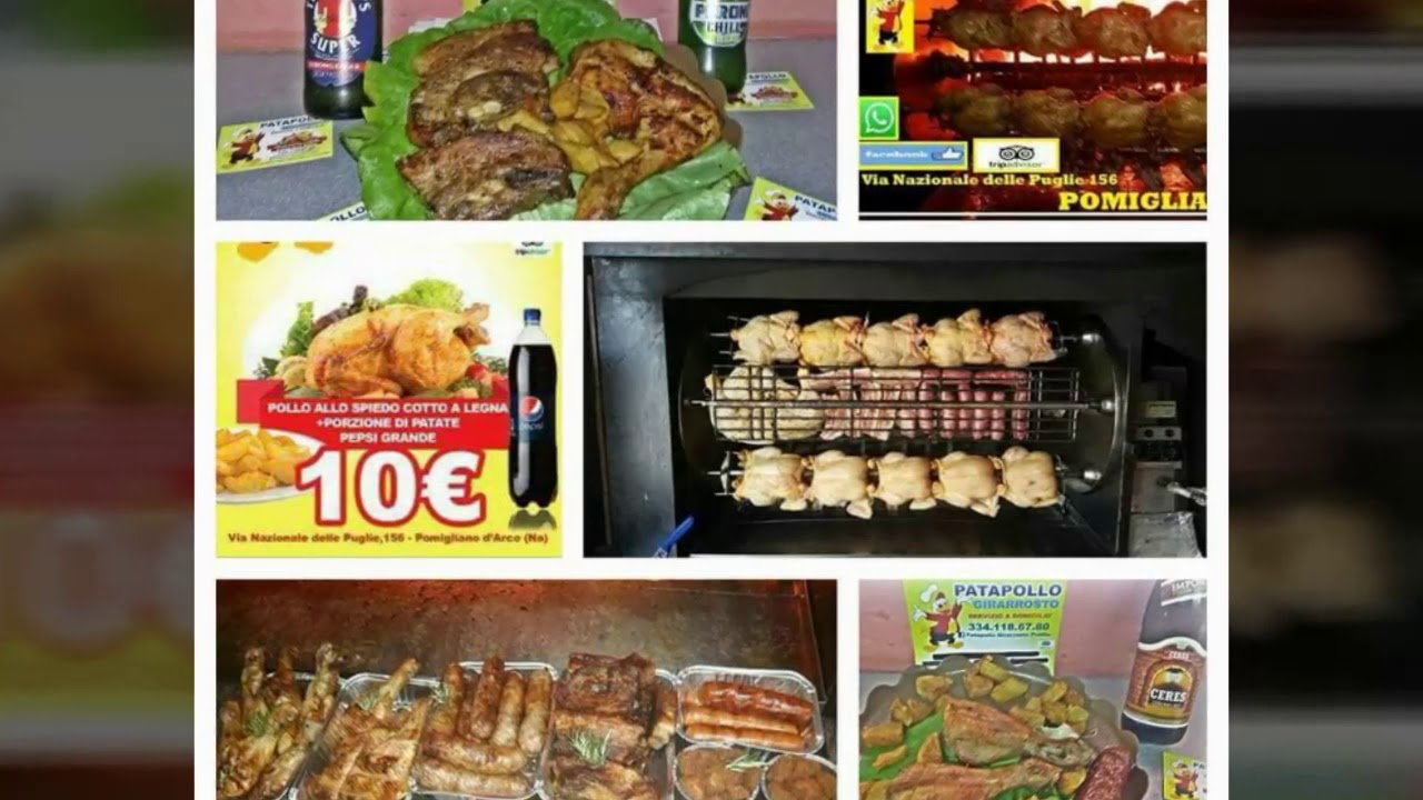 Watch Now Patapollo Girarrosto ci trovi a Pomigliano d 'arco alla Via Nazionale delle Puglie 156- 3341186780 Patapollo Girarrosto ci trovi a Pomigliano d 'arco alla Via Nazionale delle Puglie 156- 3341186780