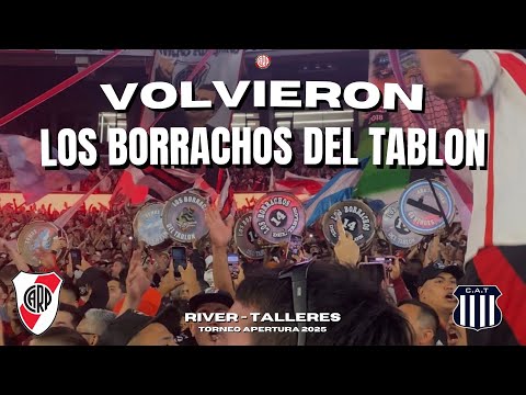 "VOLVIERON LBDT! / LA FIESTA DE RIVER VS talleres TORNEO APERTURA 2025 FECHA 13" Barra: Los Borrachos del Tablón &bull; Club: River Plate &bull; País: Argentina