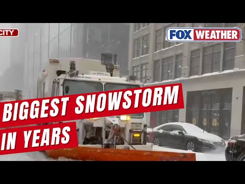 Biggest Snowstorm In Years Slams New York City