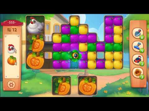 Farmscapes Level 555 - NO BOOSTERS 🌻🚜🐔 | SKILLGAMING ✔️