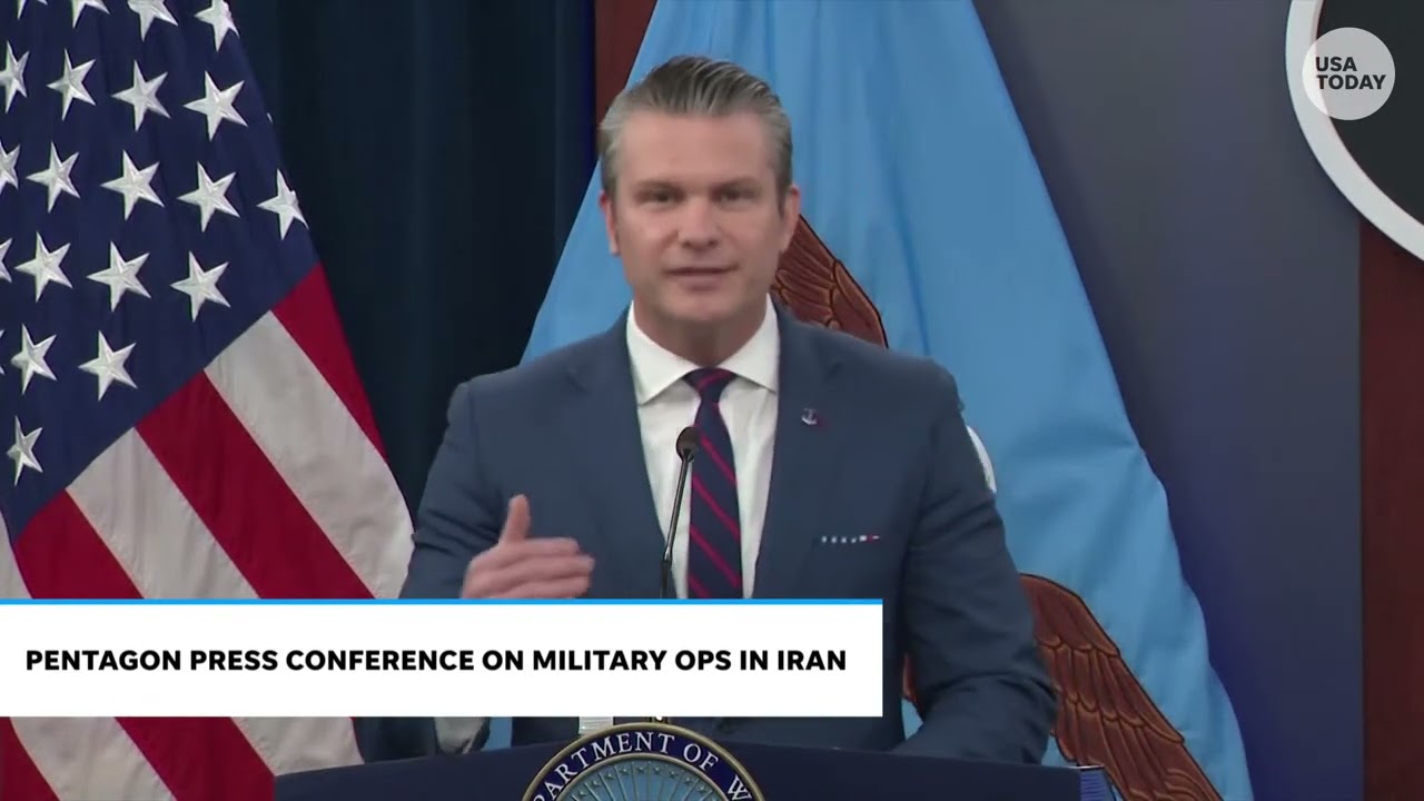 Pete Hegseth tells press Donald Trump 'bent over backwards' for diplomacy with Iran