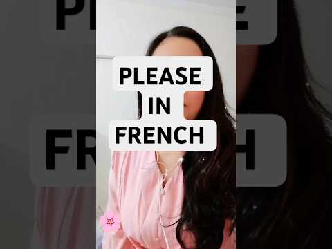 How to say Please in french #french #learnfrench #viralshorts  #frenchforbeginner #trending  #viral