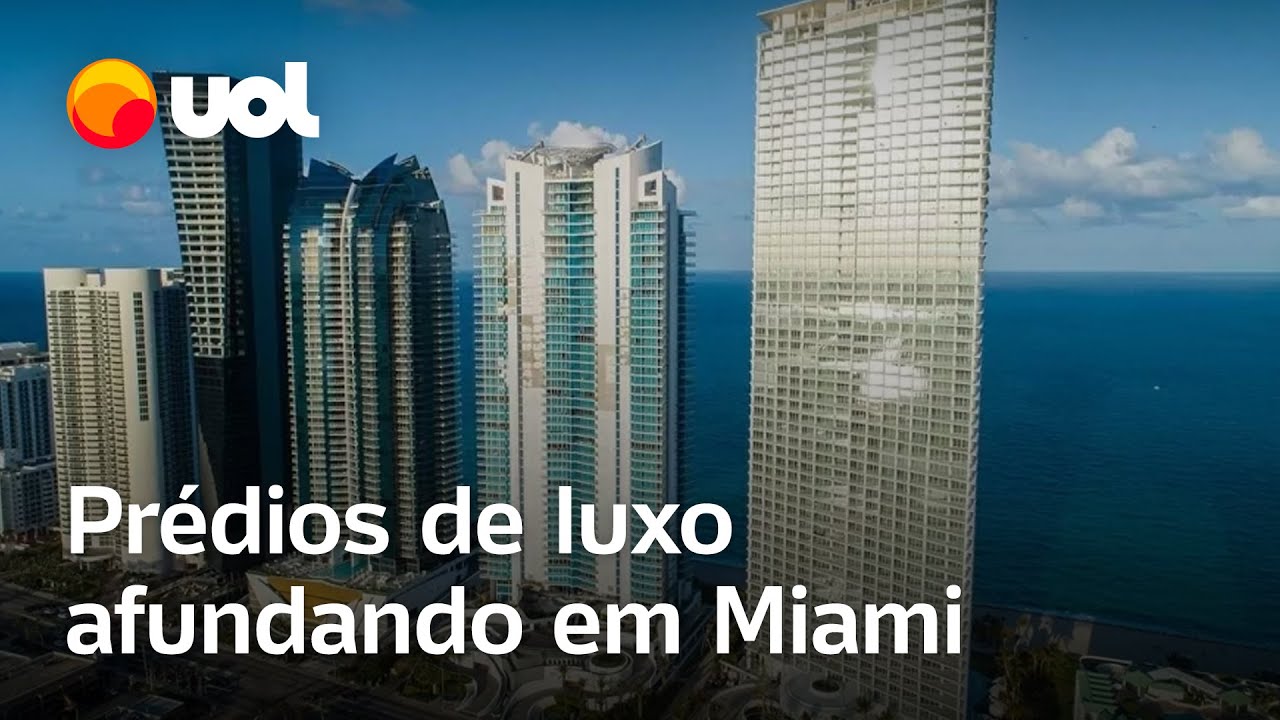 Prédios de luxo estão afundando na costa de Miami e deixam cidade em alerta