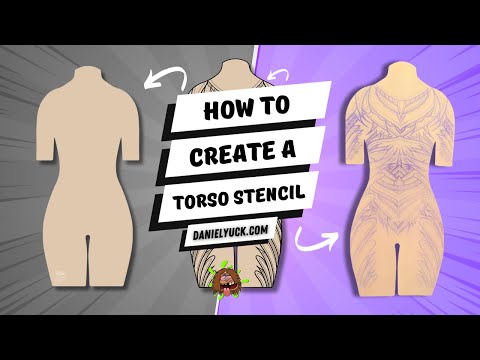How To Make A Torso Tattoo Stencil