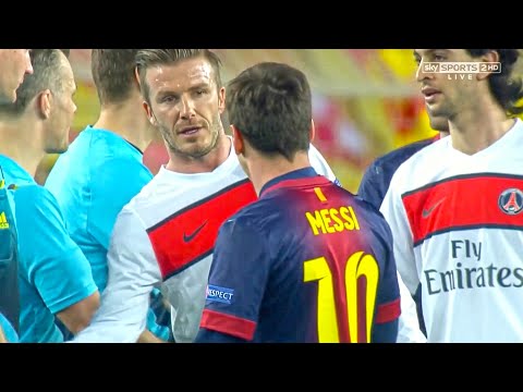The Day An Injured Lionel Messi Impressed David Beckham