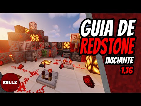 GUIA DE REDSTONE - Básico | Iniciante [1.16+] (Minecraft)