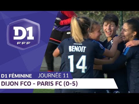 J11 : Dijon FCO - Paris FC (0-5) / D1 Féminine