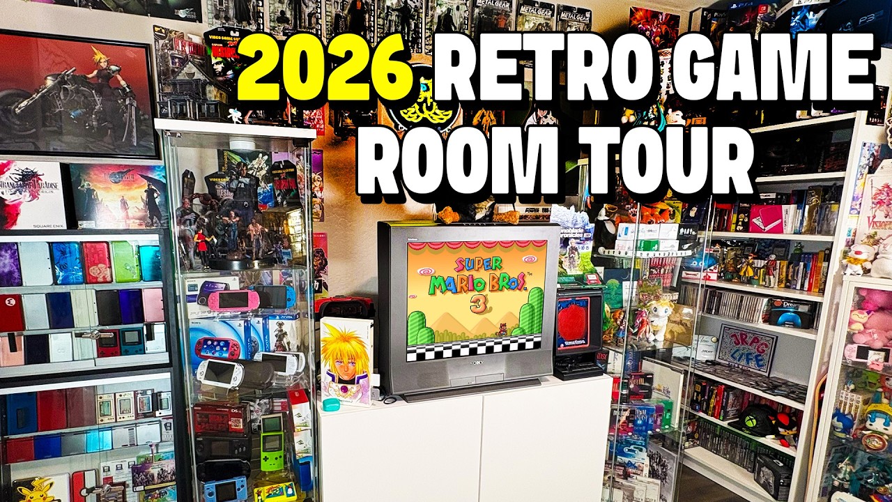 JRPGLife 2026 Retro Game Room Tour