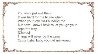 Brandy - Learn the Hard Way Lyrics