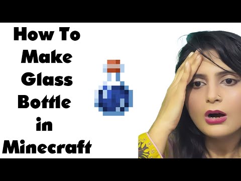 EPIC Minecraft Glass Bottle Crafting TUTORIAL!! 🐸🎮
