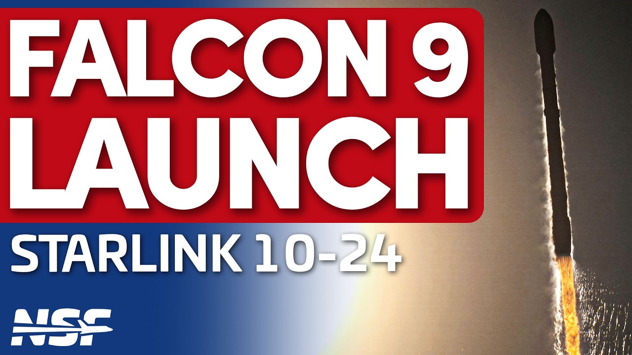 SpaceX Falcon 9 launches Starlink 10-24
