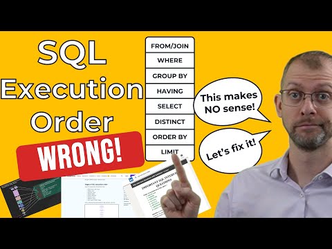 Secret To Optimizing SQL - The REAL SQL Execution Order