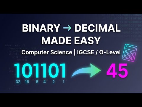 Binary to Decimal conversion