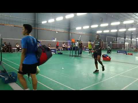Badminton QF Laga Sang Juara Men's Single Open Tournament - Ter Chun Long Vs Khabilan Siva