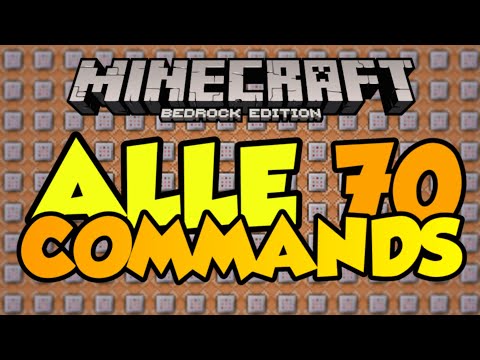 ALL COMMANDS EXPLAINED in MINECRAFT Bedrock