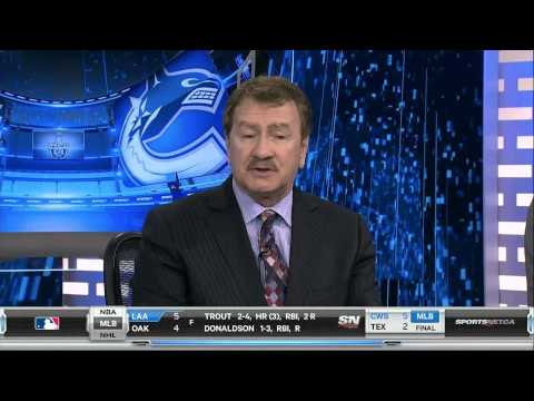 2013 R1G1 Canucks/Sharks Post-Game 05/01/13 [HD]