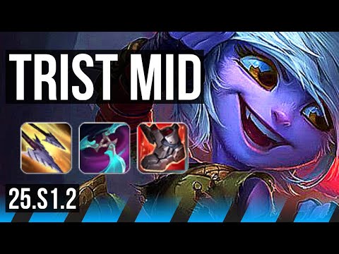 TRISTANA vs AZIR (MID) | Rank 2 Trist, 6/1/9, Rank 17 | NA Challenger | 25.S1.2