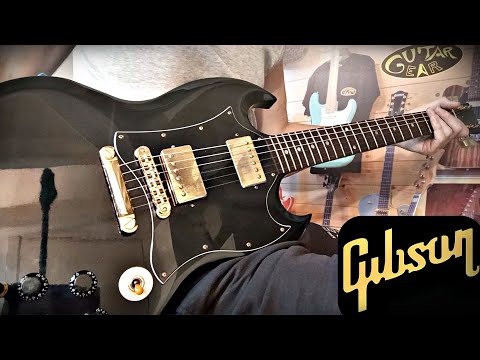 Gibson SG Black/Gold - Seymour Duncan Slash Bridge Pickup image 26