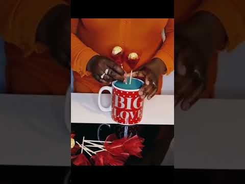 A cup full of love Ferrero Rocher Bouquet mug