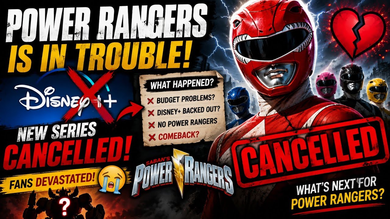 POWER RANGERS IS IN TROUBLE… Disney+ CANCELS New Series!  HINDI A SQUAD 