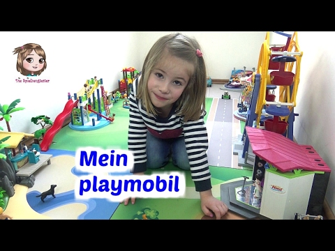 PLAYMOBIL 🎡 Hannah zeigt euch ihre Spielecke mit Jahrmarkt, Freibad, Spielplatz und Insel 🏝
