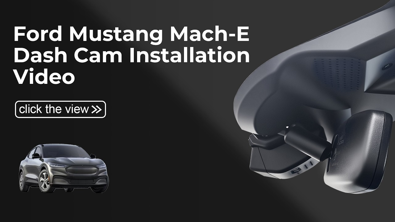 Ford Mustang Mach-E 2021+ Mangoal OEM Dash Cam Installation | 013W